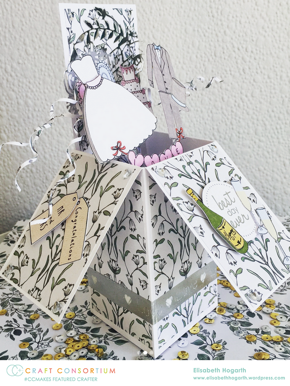CraftCltd's tweet photo. Oh wow, how lovely is this #Winter #Woodland #Wedding card by the super talented Elisabeth Hogarth! 😍 💍🥂 #ccmakes #papercraft #carmaking https://t.co/OnyHAd0k2l