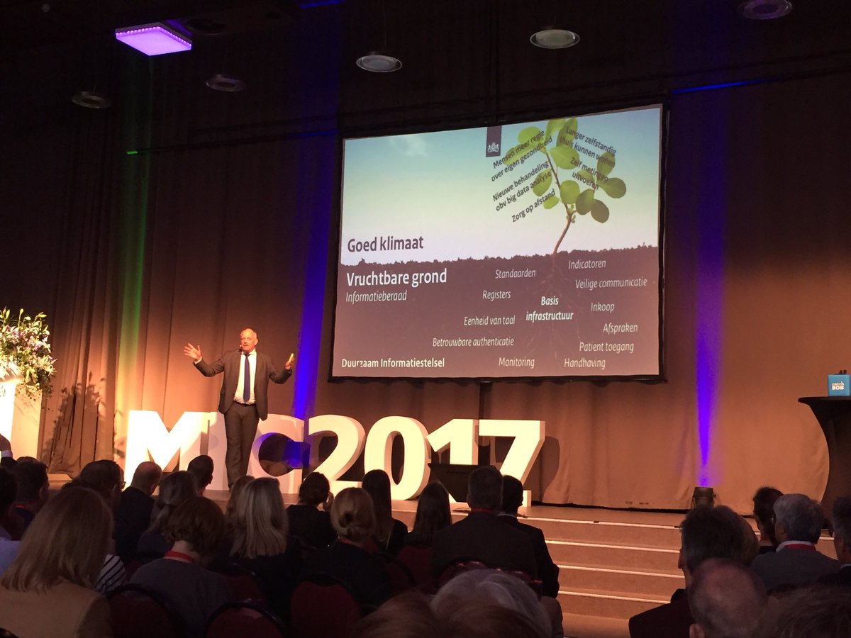 <a href="/MICcongres/">MIC (Medisch Informatica Congres)</a> bevlogen verhaal van Erik Gerritsen, SG VWS over duurzaam informatiestelsel in de Zorg
