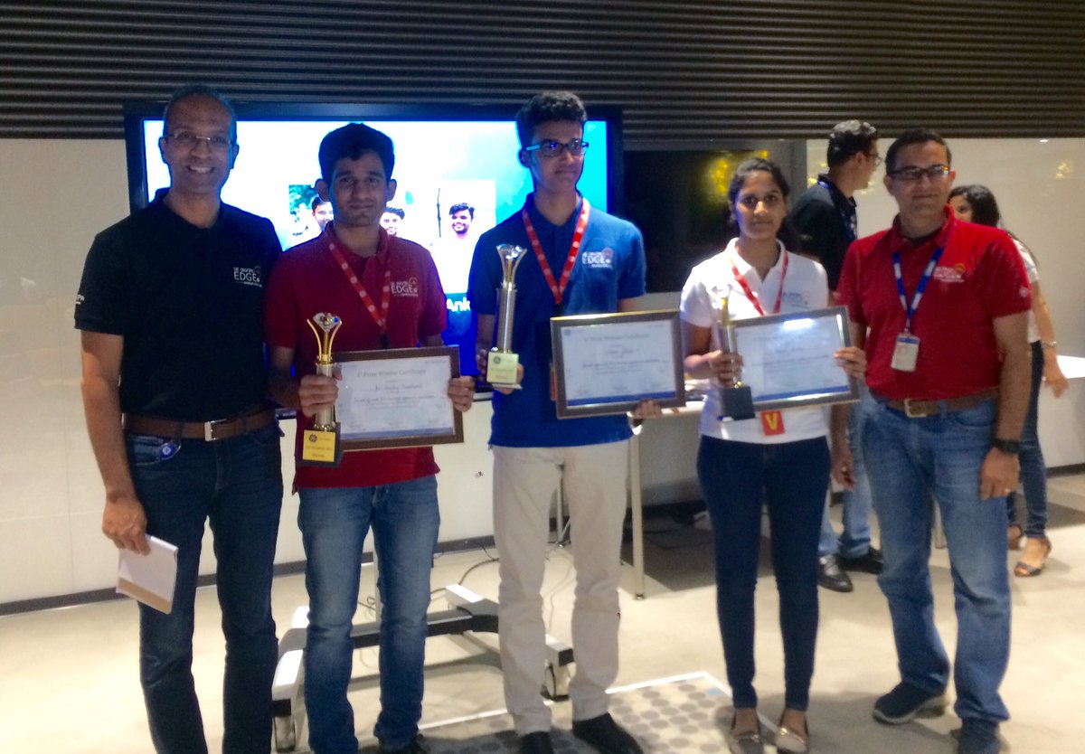 TaoriShilpy's tweet photo. Congratulations Winners of GE Digital IIOT Hackathon "Team Anonymous" @AMRITAedu @ANKUR_DANG @sivan_menon @SoumyaSulegai @tweeswami https://t.co/ThAQyubWRS