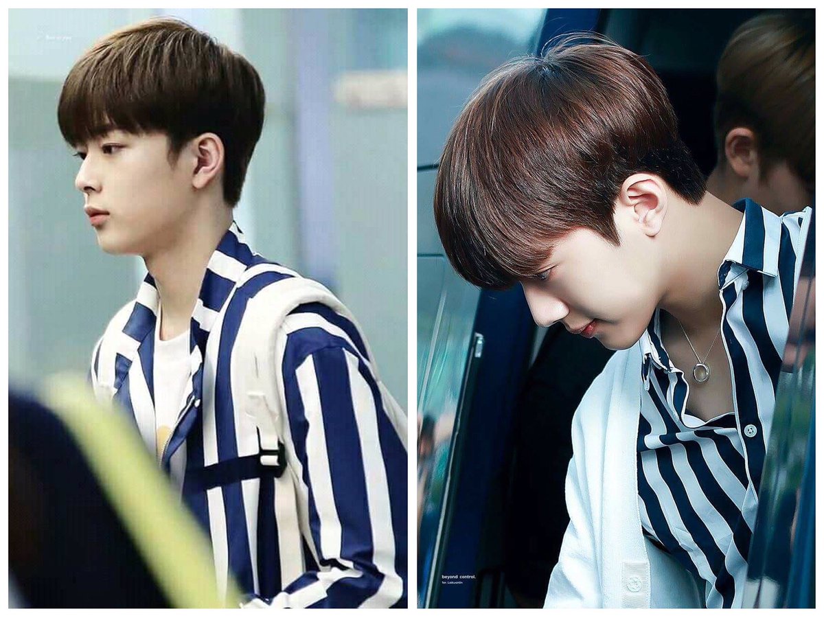 haribobighead's tweet photo. The same shirt? #YooSeonho #LaiKuanlin #PRODUCE101 #Cubetrainees https://t.co/iXBZnN1SPA
