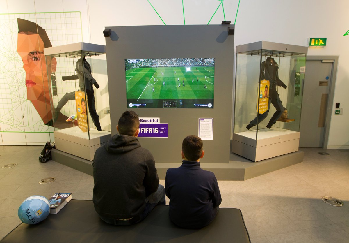 FootballMuseum's tweet photo. Congrats to @aguerosergiokun on becoming @ManCity's all-time top scorer; more prolific in the flesh than on @EASPORTSFIFA! #PitchToPixel ๐ฎ https://t.co/RQ2YGCyK8n