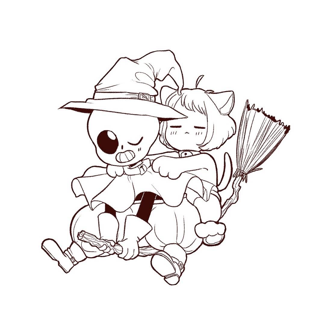 Ni_kasx's tweet photo. Happy Halloween! 👻👻 https://t.co/uQyChgqiAn