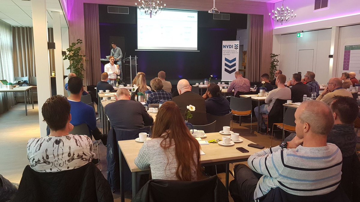 Gisteren op NVDI-ledenvergadering enkele inspirerende presentaties o.a. over prioritering van toezicht door Tim Wolters &amp; Gijs van Amerongen