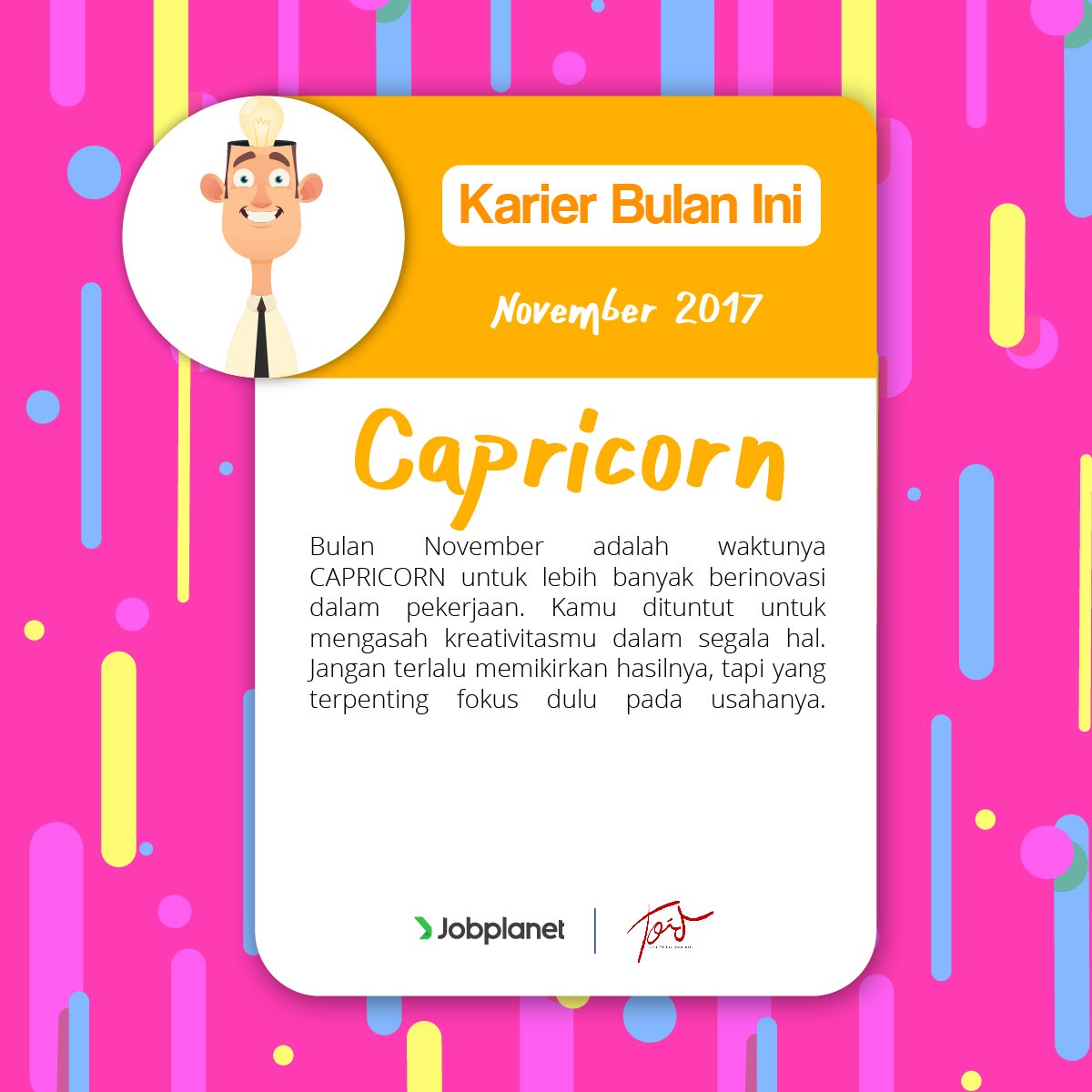 Proses itu yang terpenting buat #CAPRICORN. #KarierZodiak