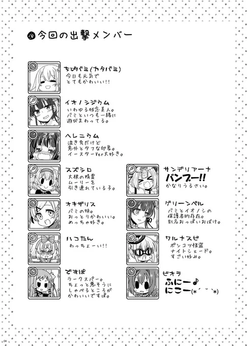 さらに恒例の登場キャラ紹介。
ムーリーやサンデリアーナ
ワルナスビ&ラークスパーなどが参戦しております。
#花騎士 #じゃぶマイ支援 