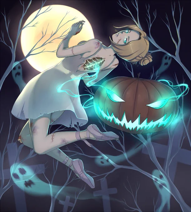 One more late Halloween art. Zombie Orianna >:3
#LeagueOfLegends 