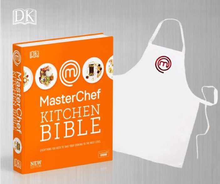 PocketOffers's tweet photo. RT &amp; follow @dkbooks by 5PM for the chance to #WIN 1 of 5 copies of Master Chef Kitchen Bible and a MasterChef apron! #giveaway #competition https://t.co/K1krtt4X4H