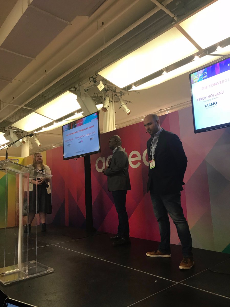 tladotco's tweet photo. Our CEO @AntonHanley is in #NewYorkCity for #adtechny and the #TCSNYCMarathon. Day one was full of insight on the future of #adtech. https://t.co/yK4mR0BkBF