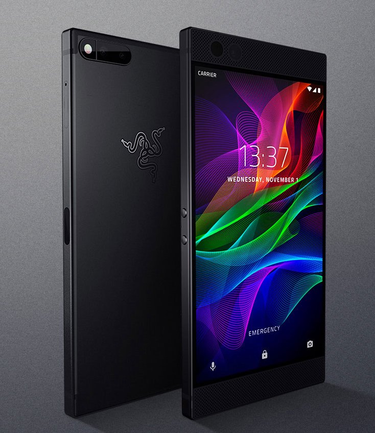 materiel's tweet photo. Finally confirmed! @Razer launched its first gaming smartphone “Razer Phone” powered by #Fingerprints’ #touch #sensor #FPC1145. #razerphone https://t.co/TuzA3TxC9V