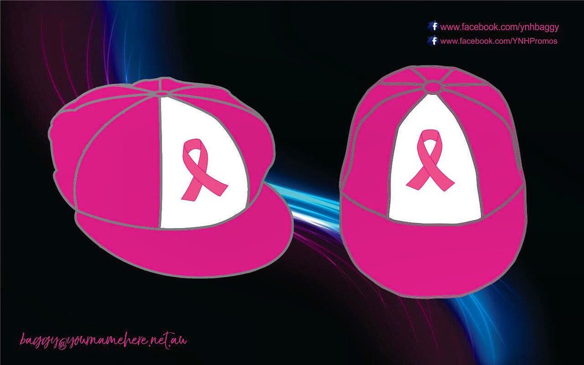 Going to the Sydney Pink Test? Pink Baggy Caps. $33, delivered. $5 donated to breast cancer charity. baggy@yournemehere.net.au