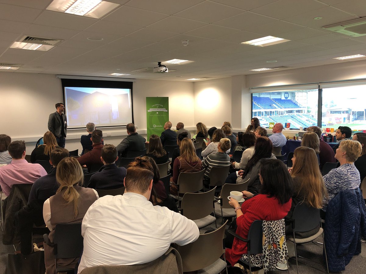 Vibrant_Colour's tweet photo. Delighted to be underway with our #CelebComm event! @deanlynn kicking us off :) https://t.co/KS7fwIMH9j