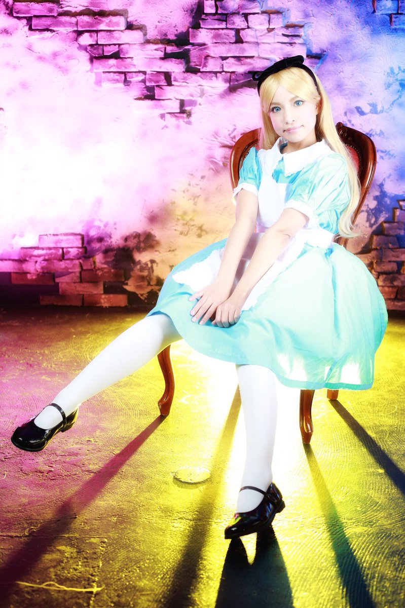 白タイツで、参戦🃏 不思議の国のアリス アリス(Dキャスト衣装