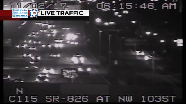 Broken Down Bus on SR-826 NB at NW 103rd St #traffic https://t.co/QLGIH9wGOA