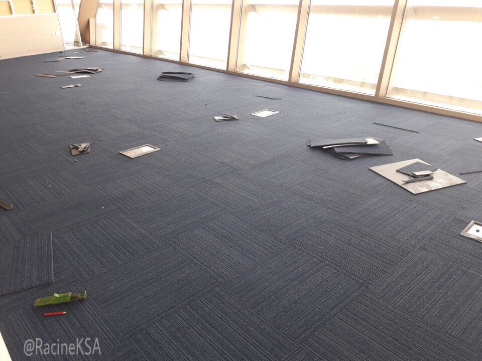 RacineKSA's tweet photo. Our ongoing project
#Carpet Tiles" latest collection, 
Inspired by color, Imagined By an Artist, Created for Designers #Business Tower
#KSA https://t.co/jAwlgyvlE2