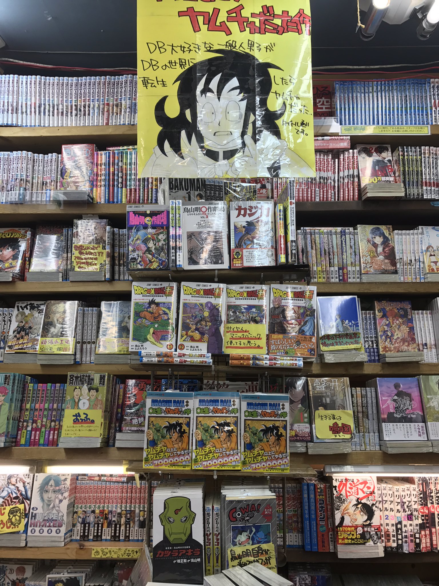 ヴィレッジヴァンガード下北沢 Dragon Ball外伝 転生したらヤムチャだった件 今日はジャンプタイトル大量発売ですね そんな中 当店一押しは こちら ヤムチャだけじゃなく ブルマもチャオズも出てくるぜ Dgファンがdg世界に入っ