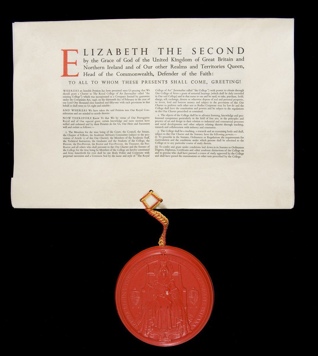 RCA's tweet photo. We're celebrating! #onthisday in 1967 the RCA was granted its Royal Charter. Read all about it https://t.co/ZKr93FADI1 #RCA50 https://t.co/4N1jTEU6zf
