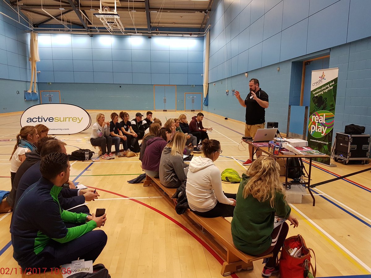 creatorlaura's tweet photo. And we're off 1st workshop of the day real Play @ActiveSurreyAS @ActiveSurrey https://t.co/kdR6aD469r