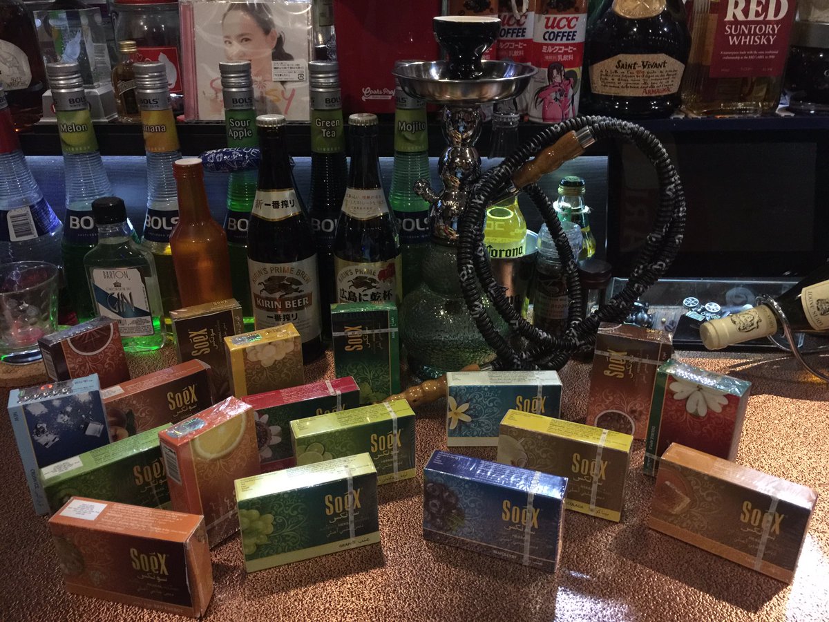 公式 Bar Cafe Space Soexハーバルフレーバー 種類 ノンニコチン ノンタール 煙草を吸わない方でも安心 Shisha Bar Space T Co Nihhczcztz 広島市 中区 薬研堀 バー 隠れ家 シーシャ 水たばこ Vape ベイプ 爆煙 T