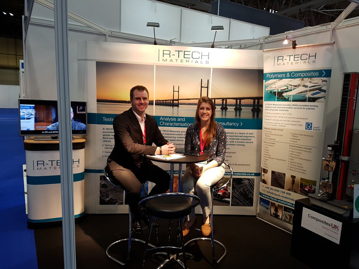 RTech_Materials's tweet photo. Last chance to see at advanced engineering today. Make sure you pop by and discuss your #composites #testing needs. #aeuk17 #aeuk #aeuk2017 https://t.co/5E1rJZGw71