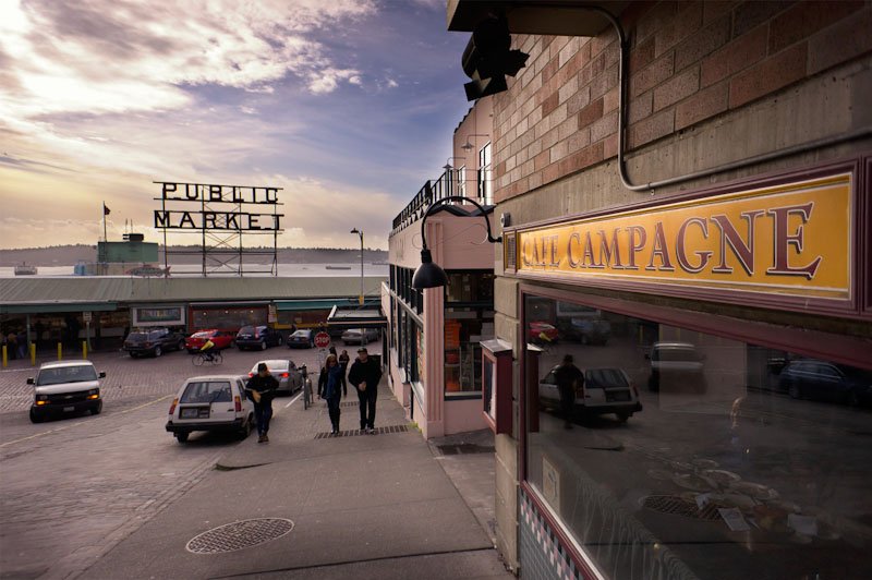 innatthemarket's tweet image. Kitchen remodel complete, @Cafe_Campagne is now open!