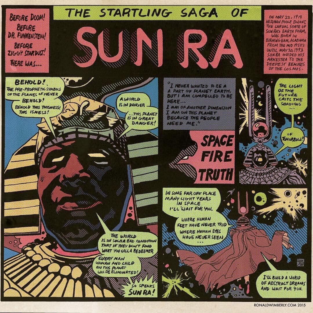SunRaUniverse's tweet photo. The startling saga of Sun Ra. https://t.co/oN4bBOQDZj
