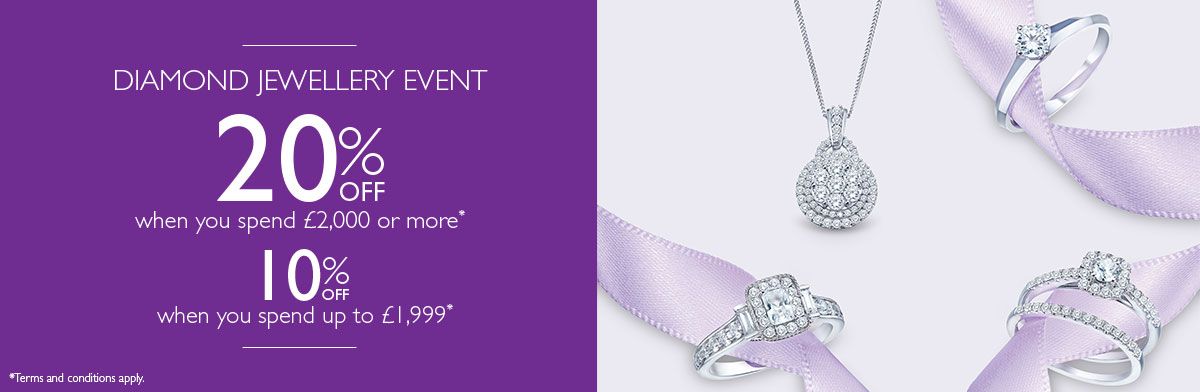 ejonesjewellers's tweet photo. Get 20% off diamonds when you spend £2,000+ or get 10% off when you spend under.

Browse the stunning range here > https://t.co/k7jnjpb7OK https://t.co/HebV7nz9AO