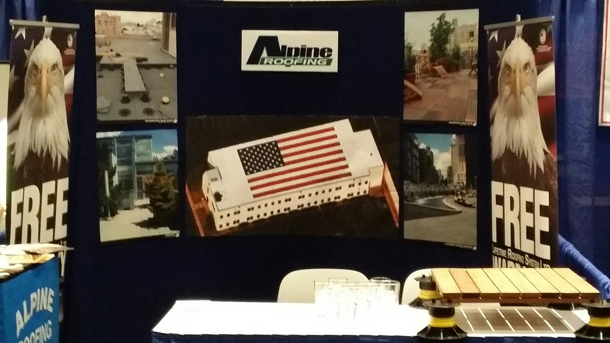 AlpineRoofingNJ's tweet photo. The Alpine Roofing Team will be at The Cooperator Expo in the Javits Center in NYC. We're at booth 139, stop on by for any of your roofing needs! #cooperatorexponyc #javitscenter #alpineroofing https://t.co/mzKsKDXqnW