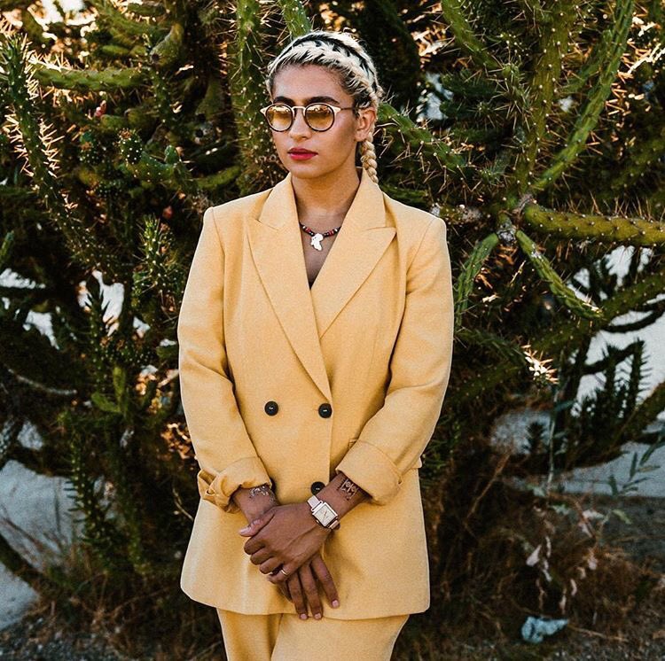 the_wimn's tweet photo. Girl with a purpose ✨ @MadameGandhi https://t.co/9tbPChF1tQ