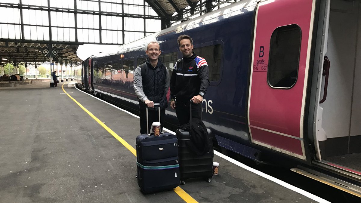 paulspencebrain's tweet image. Here we go @mattdass 👍Ready for @Hull_Trains first leg of journey to NewYork supporting @Paul4brain #newyorkmarathon #charity #fundraising