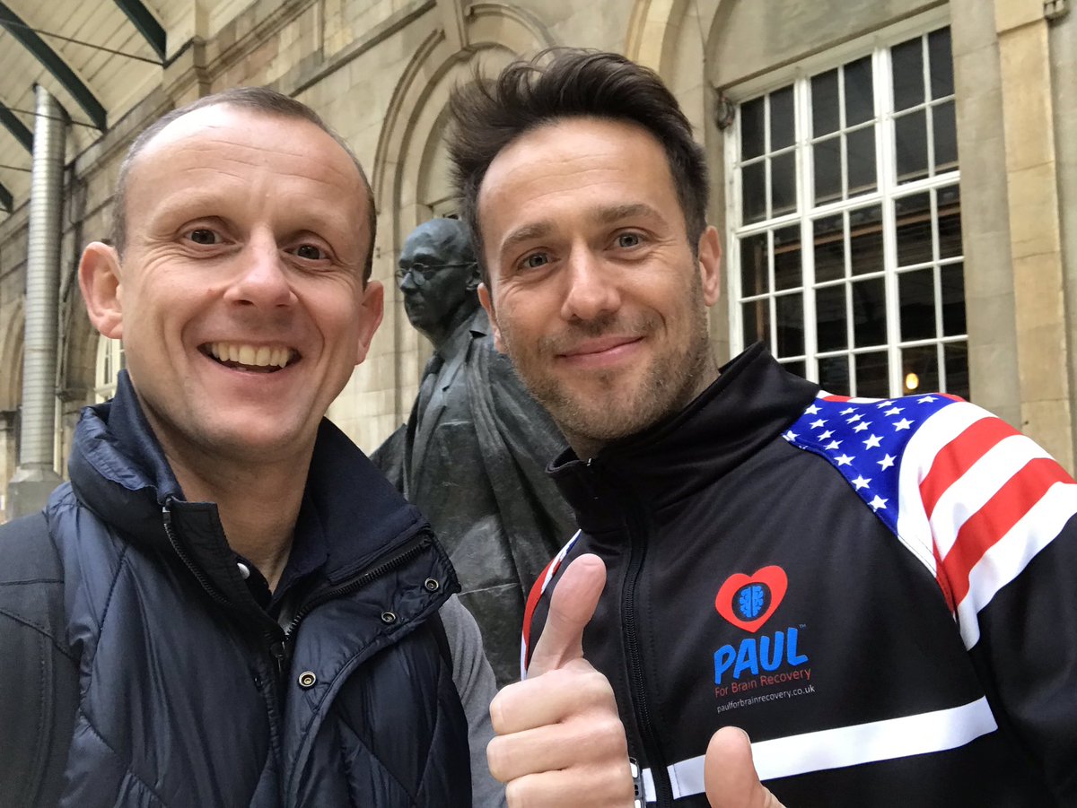 paulspencebrain's tweet image. Here we go @mattdass 👍Ready for @Hull_Trains first leg of journey to NewYork supporting @Paul4brain #newyorkmarathon #charity #fundraising