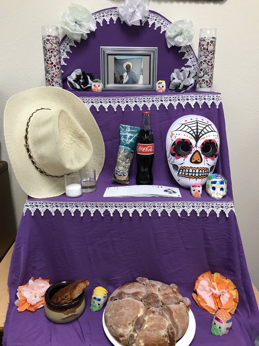 buya74's tweet photo. Day if the Dead altars #Spanish3CSSSStudents #IDEACenterHS https://t.co/XnSCscCICz