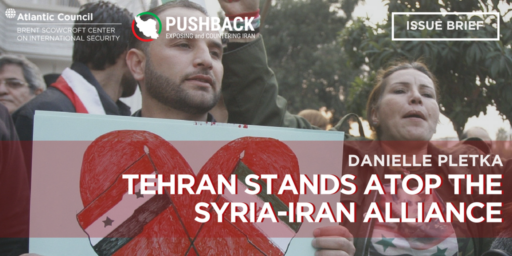 ACScowcroft's tweet photo. .@dpletka explains why American efforts to peel #Assad away from #Iran will fail in this #PushbackIran issue brief → https://t.co/OdJwwS9KSD https://t.co/DFGguM6w6F