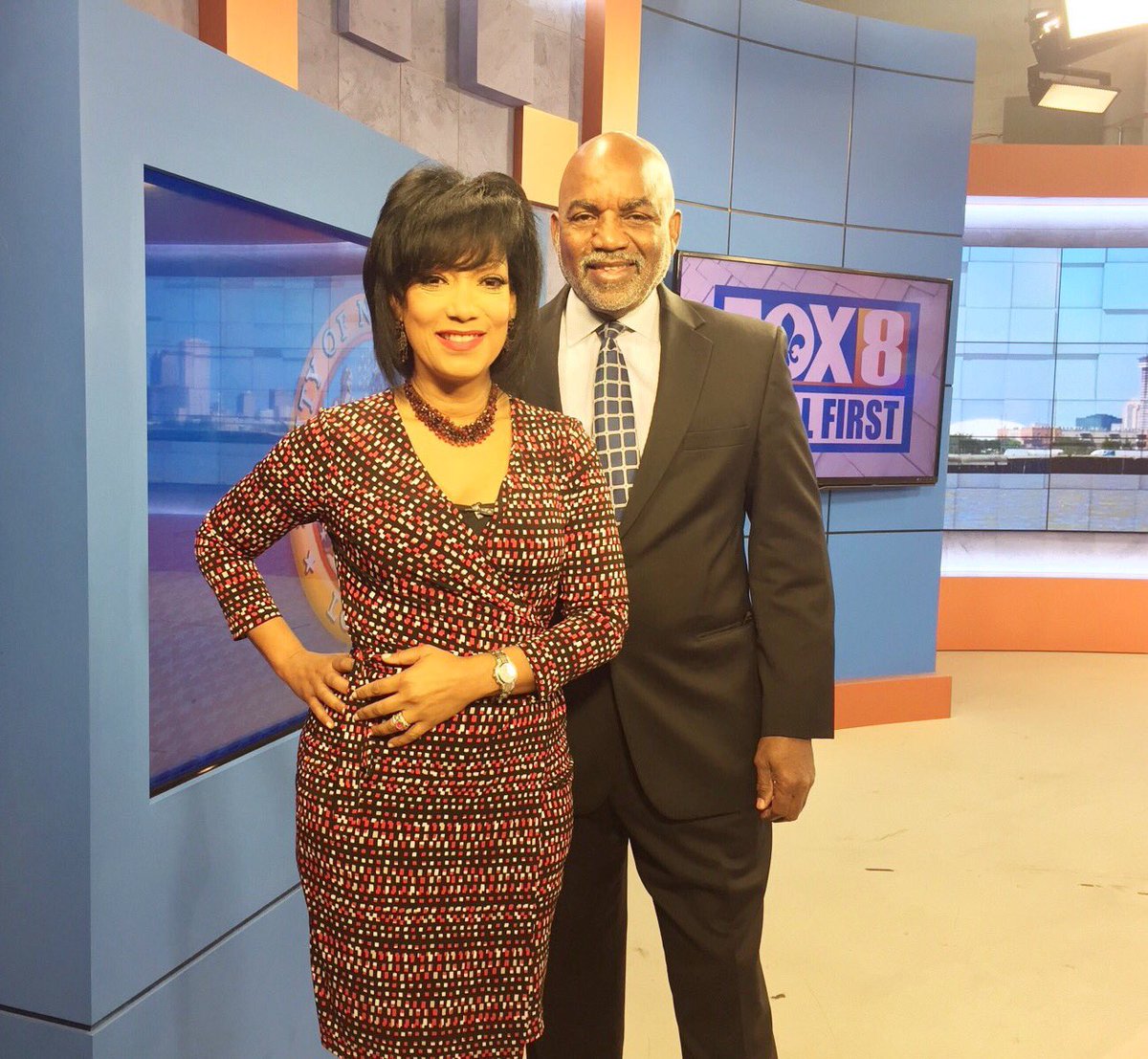 LizReyesFOX8's tweet photo. At Noon @FOX8NOLA #News #nolaelection #DistrictE Candidate #JamesGray and why he says he should be #reelected @lizreyestv #NewOrleans https://t.co/bYmCGyQU55