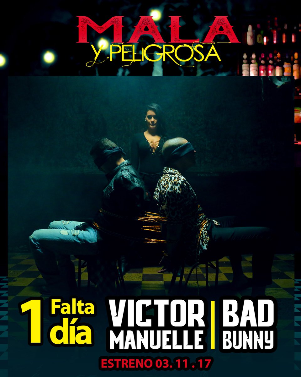 VictorManuelle's tweet photo. Ya mañana estará disponible #MalaYPeligrosa Víctor Manuelle &amp; @badbunnyPR en todas las plataformas digitales. Espero que sea de su agrado 🙏🏼 https://t.co/tVHD8svNoF