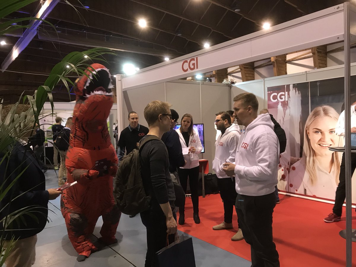 VuoriMik's tweet photo. It was a fun and busy day at TalentIT. Many thanks for the discussions at our booths. #GrowWithCGI #FutureTalent @CGI_FI https://t.co/J4STuAAh7j