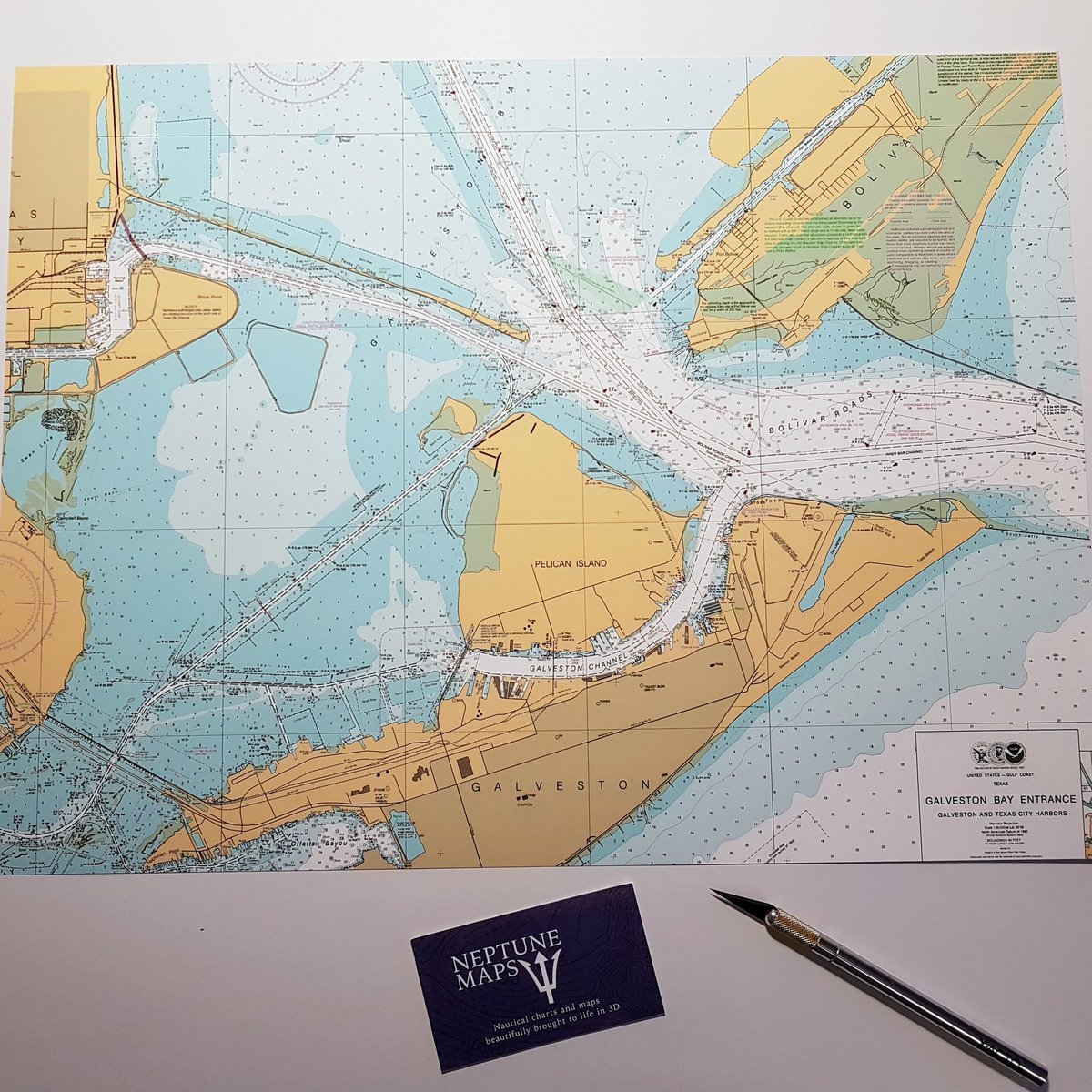 Galveston Bay Nautical Chart