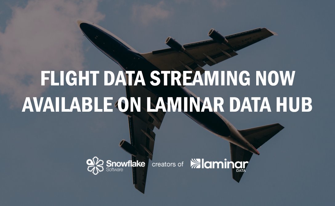 We're delighted to announce our brand new Flight Data Streaming services on <a href="/LaminarData/">Laminar Data</a>! Find out more here: goo.gl/SozyW6