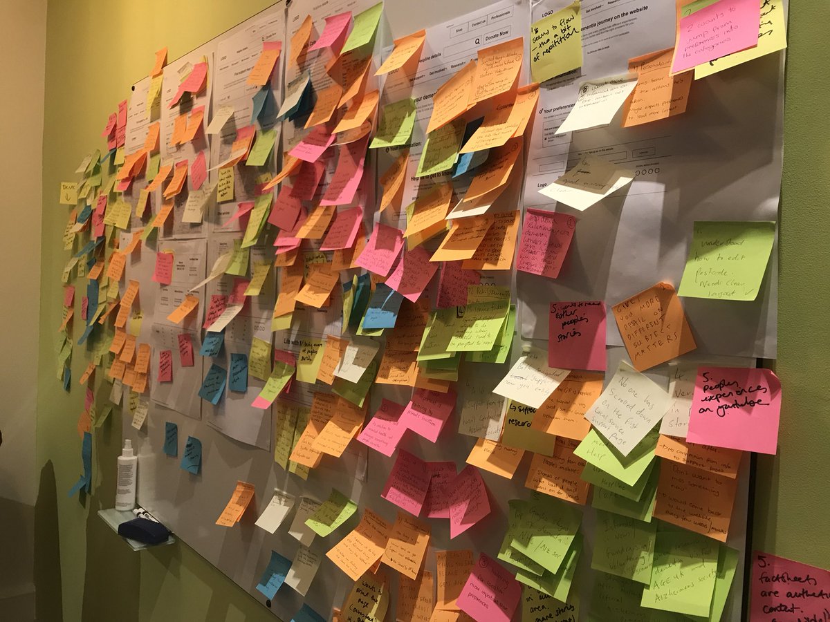 teppie's tweet photo. And at the end #postitcrazy #ux #usertesting #dementia #digital https://t.co/no1PCEuAhG