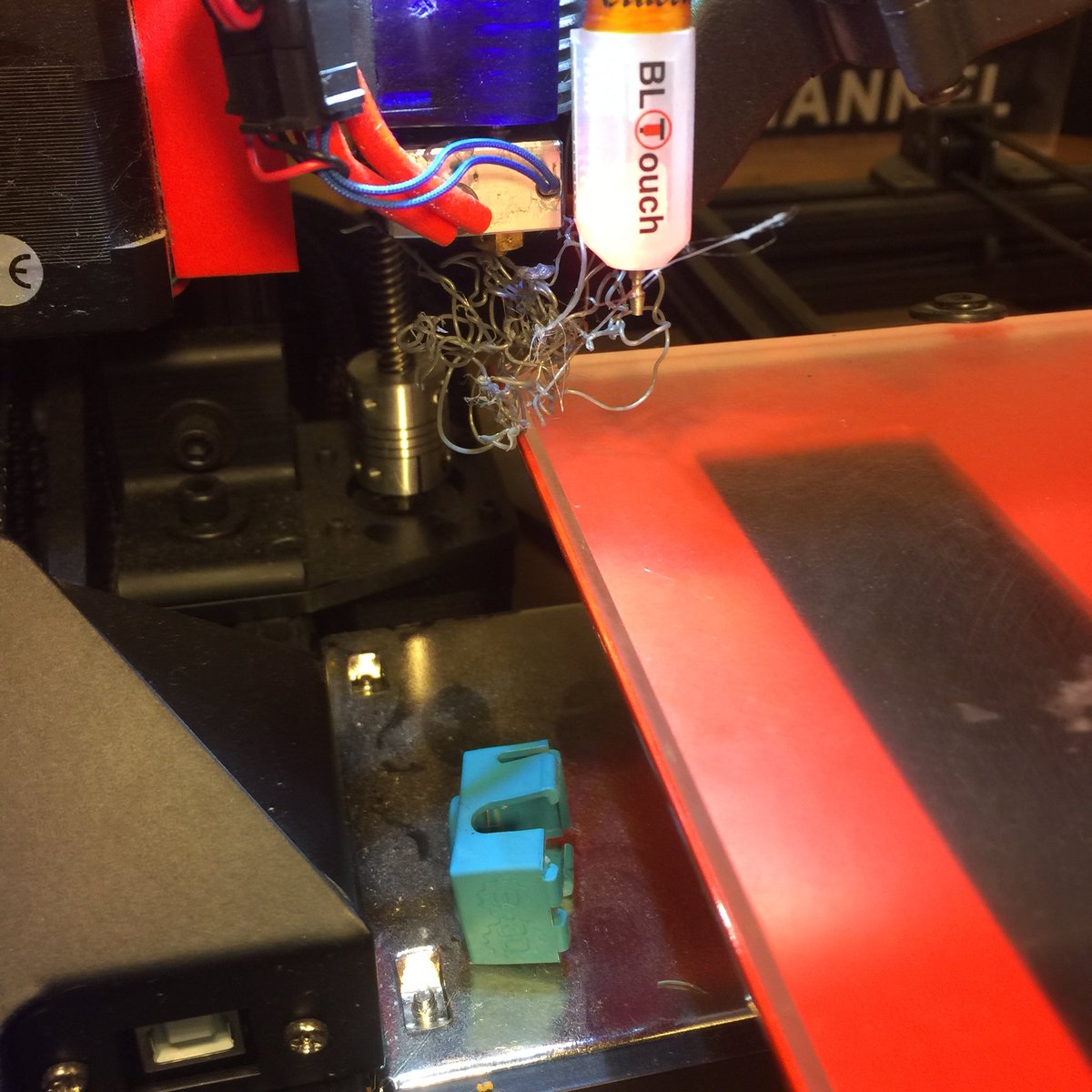 JRansomWright's tweet photo. When you wake up to simple print that fails and almost destroys your printer. Renaming this month to Failvember. #printfails #tapout https://t.co/SlwrsLisuz