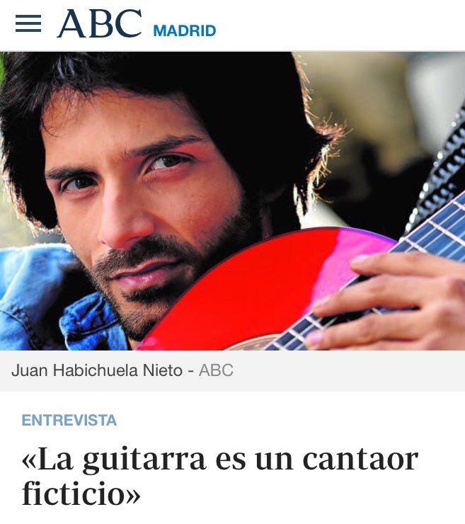 3habichuela's tweet photo. Bonita entrevista para el ABC con Don David Calzado!
Sentimientos de mi ser 📀
Feliz jueves 🤗🤗🎸🎸🎸 https://t.co/4yjN8dmq8o