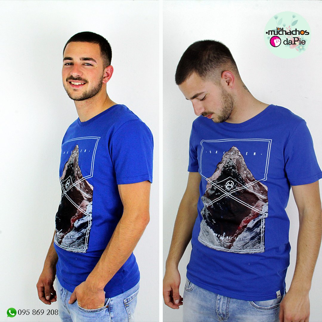 LosMuchachosUY's tweet photo. Look casual para este día 😏 👕 👍 
¡Shop Online! 💻 ➡️https://t.co/0br7MaXdLk  
T-shirt  >ROCA HALOGEN<

#GetTheLook #LMDaPie https://t.co/Ch2qxmhMqS