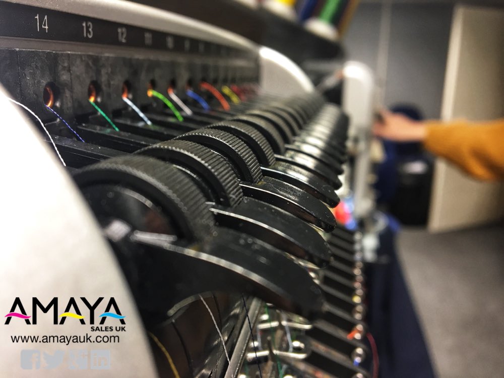 amaya_uk's tweet photo. These rollers automatically set your thread tension - no guess work or mistakes! #embroidery #melco #threadtension #garmentdecoration https://t.co/qJM7YxhUNC