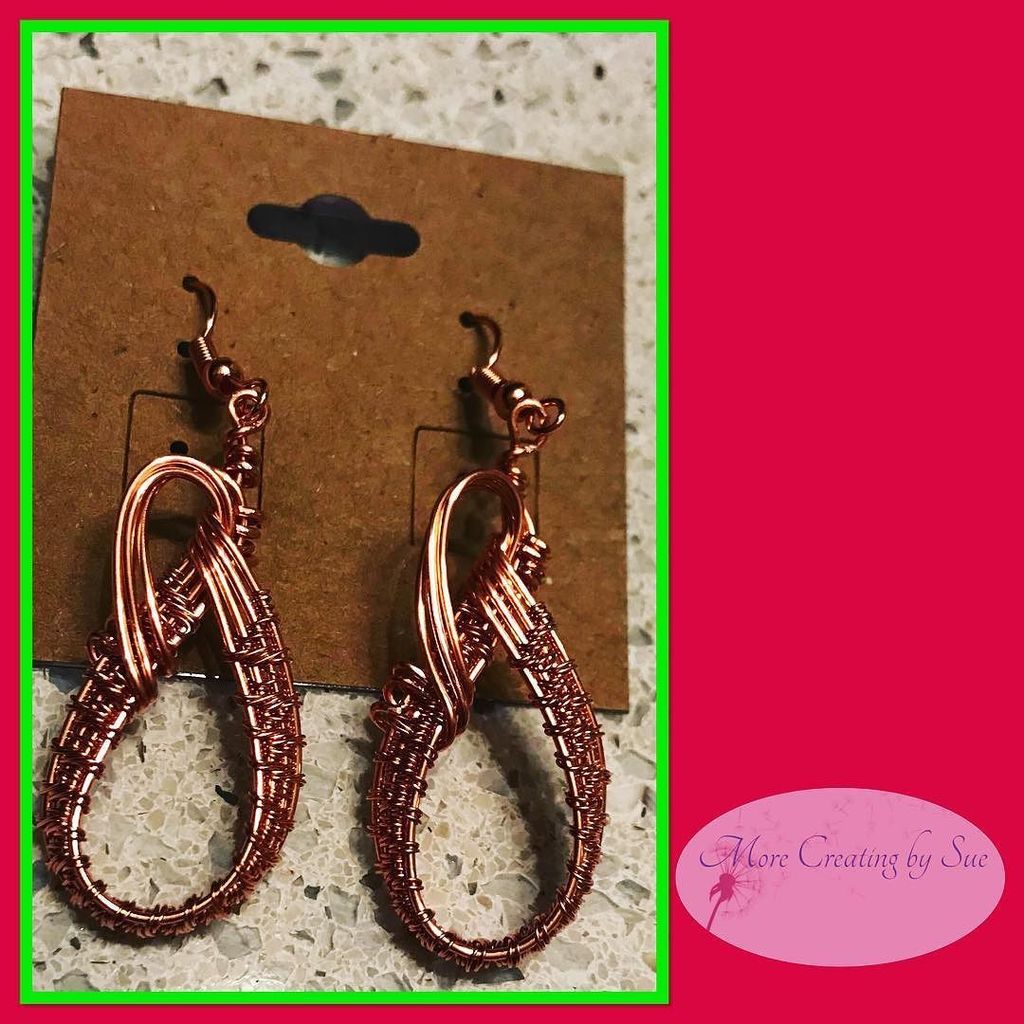 SueGaskill's tweet photo. Check out these gorgeous copper earrings. These also come in silver! #wire #wirewrapped #wireart #wirewrap #WireW… https://t.co/lm8RGXxJq2 https://t.co/0Ccb8ckSsg