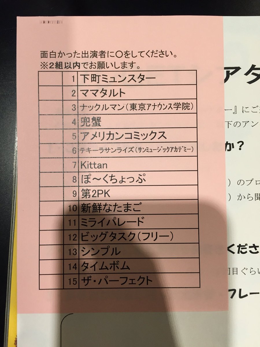 あや プレget行ってきました 今月も楽しかった ビッグタスクさんのネタ面白すぎ 2位おめでとうございます ぽ くちょっぷも変なネタだけどぽ くちょっぷらしかったし 新鮮なたまごハイジさんが最近かっこいい 疲れて変なテンションで笑いすぎました