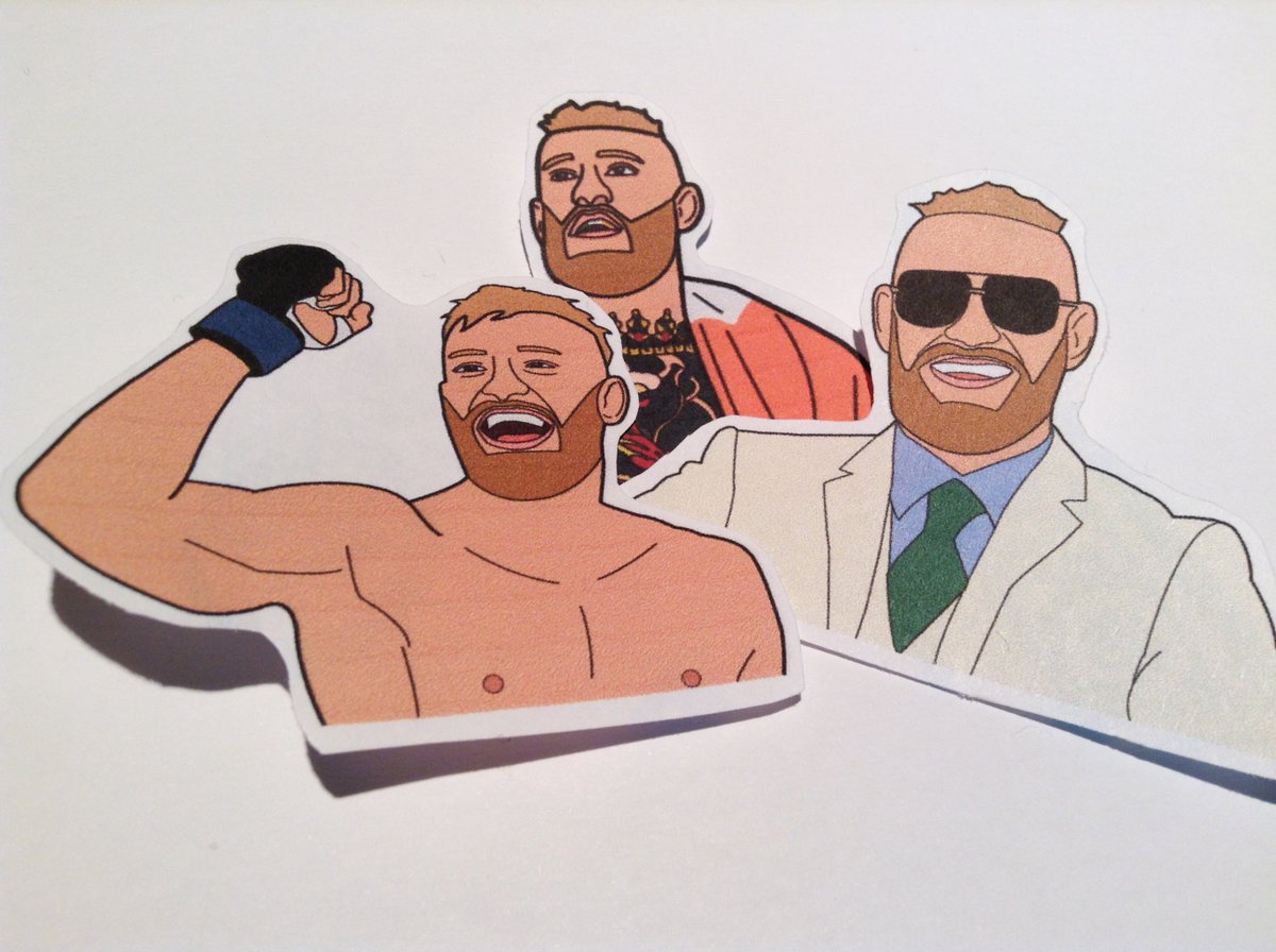 **COMPETITION TIME** WIN a set of #ConorMcGregor stickers! 
Retweet &amp; Follow <a href="/CCillustration/">CC_illustrations</a> for a chance to win!
etsy.com/ie/listing/477…