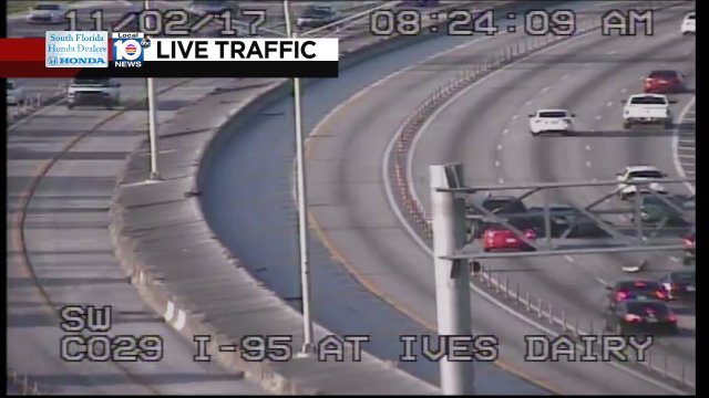Crash on I-95 SB at Ives Dairy Rd #traffic https://t.co/gAcrlLfX6n