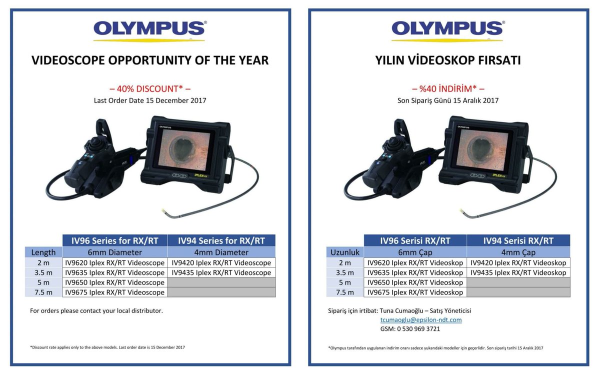 EpsilonNDT's tweet photo. The best deal of the decade from #Olympus https://t.co/Aoy0kUDOJi