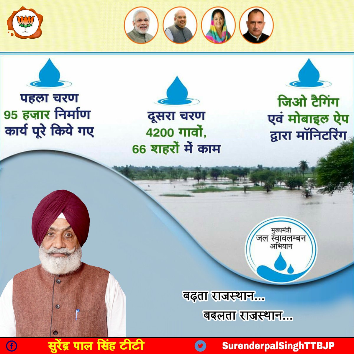 SPSTTBJP's tweet photo. जल क्रांति से हो रही वन क्रांति।

#JalKranti #VanKranti #RisingRajasthan https://t.co/QvvEgWtEDS