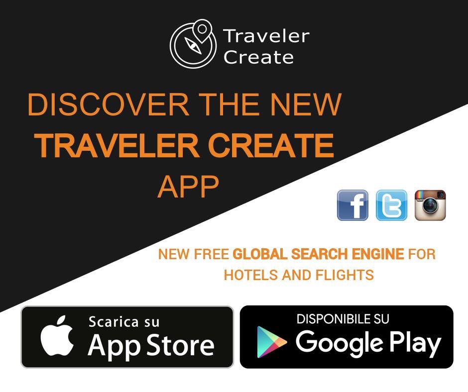 From Today is possible download the new Traveler Create App on App store and Google Play store.