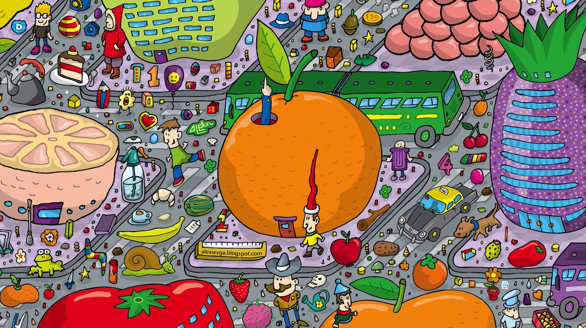 AlexievG's tweet photo. Buscando en la Ciudad Frutal, en la revista Genios Nº 1022 https://t.co/h3O4oI2IIT
